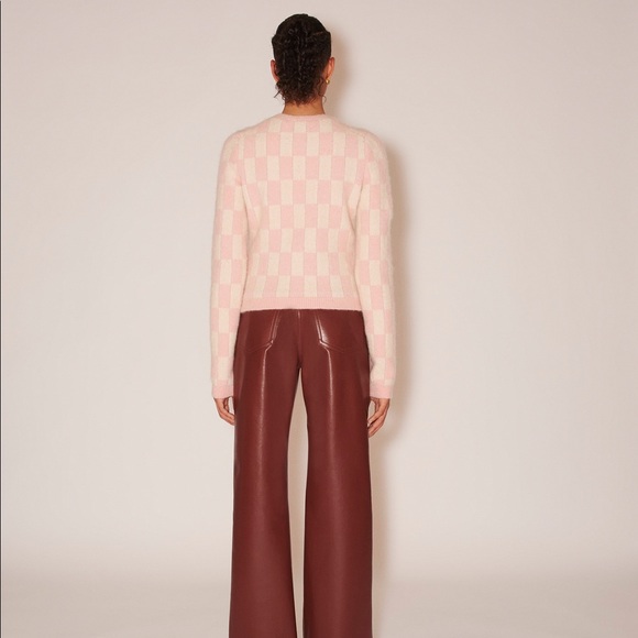 NWT Nanushka Feline Sweater Pink and Cream - Size - Picture 10 of 16